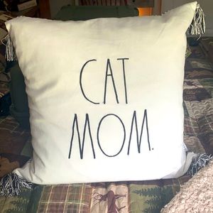 Rae Dunn Cat Mom Pillow